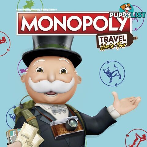 Monopoly Travel World Tour Board Game Includes Token Stampers And Dry-erase Hasbro - Hbf40072841 - 195166165684