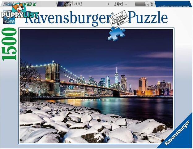 Ravensburger - Winter In New York City Jigsaw Puzzle 1500pc - Mdrb17108 - 4005556171088