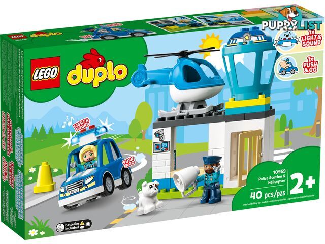 LEGO 10959 Police Station & Helicopter - DUPLO - 5702017153629