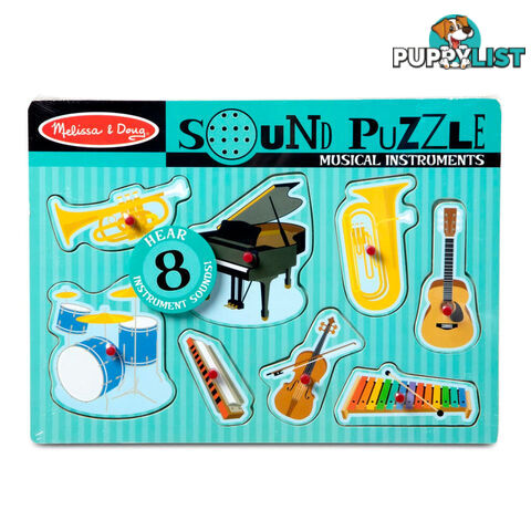 Melissa & Doug - Musical Instruments Sound Puzzle - 8 Pieces - Mdmnd732 - 000772007160