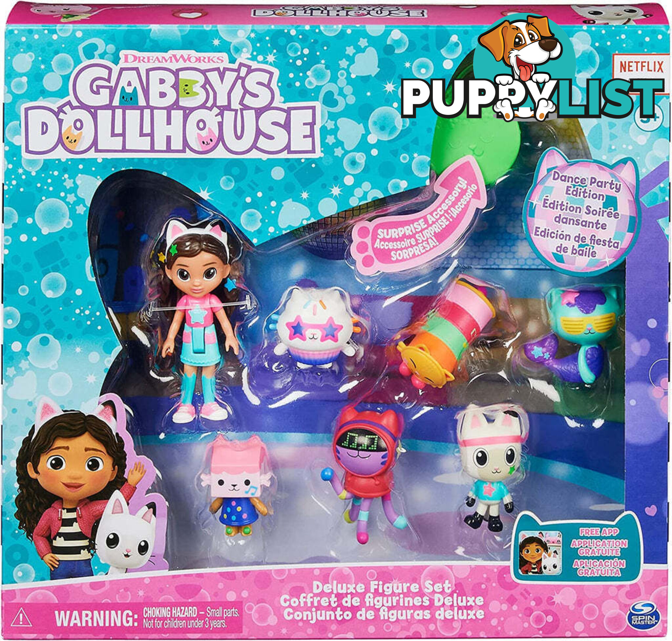 Gabby's Dollhouse - Gabby's Dollhouse Deluxe Dance Party Figure Set - Si6064152 - 778988380895