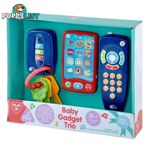 Baby Gadget Trio Battery Operated  Playgo Toys Ent. Ltd Art64833 - 4892401026750