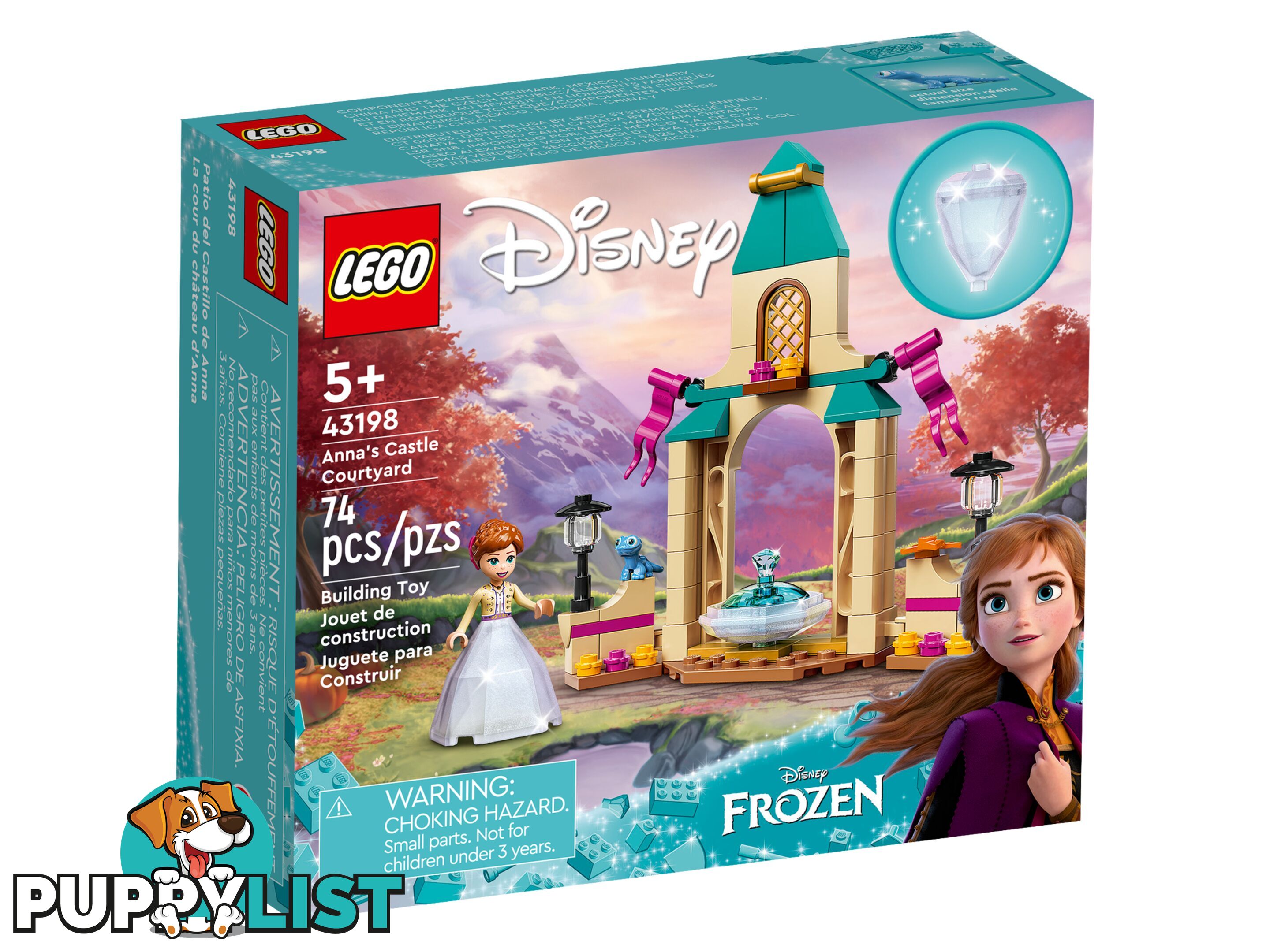 LEGO 43198 Annaâ€™s Castle Courtyard - Disney Princess - 5702017154282