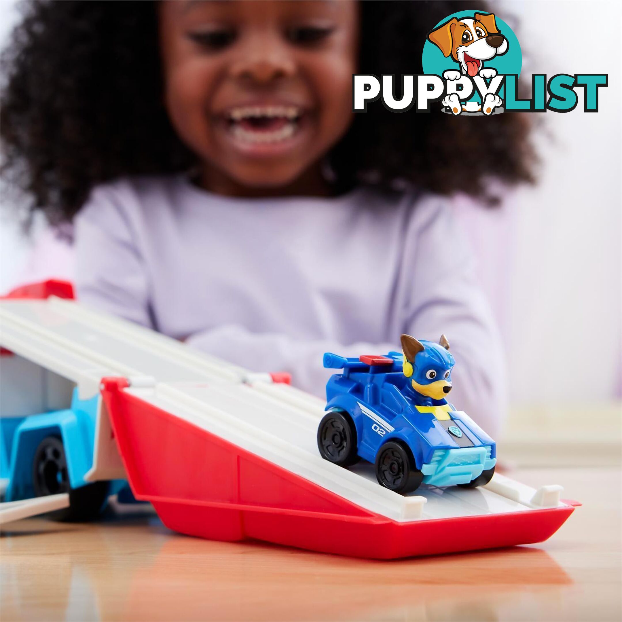 Paw Patrol - The Mighty Movie Pup Squad Patroller Toy Truck With Collectible Mighty Pups Chase Pup Squad Toy Car - Spin Master Si6067085 - 778988467213