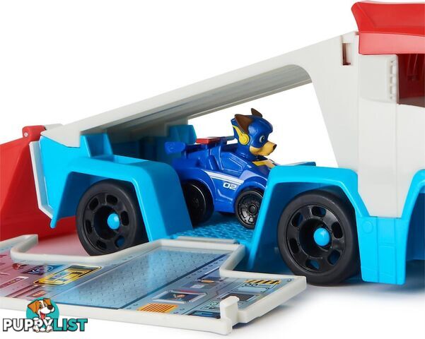 Paw Patrol - The Mighty Movie Pup Squad Patroller Toy Truck With Collectible Mighty Pups Chase Pup Squad Toy Car - Spin Master Si6067085 - 778988467213