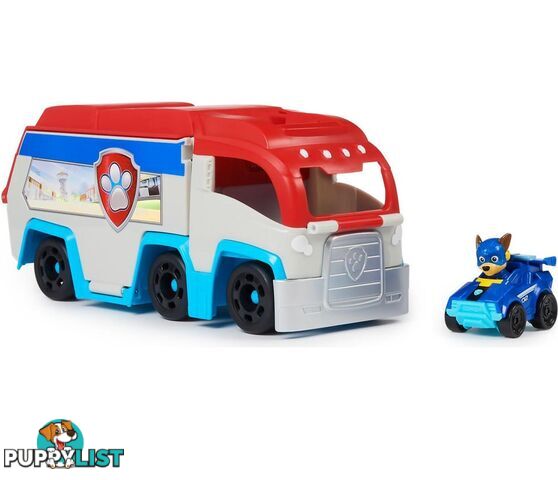 Paw Patrol - The Mighty Movie Pup Squad Patroller Toy Truck With Collectible Mighty Pups Chase Pup Squad Toy Car - Spin Master Si6067085 - 778988467213