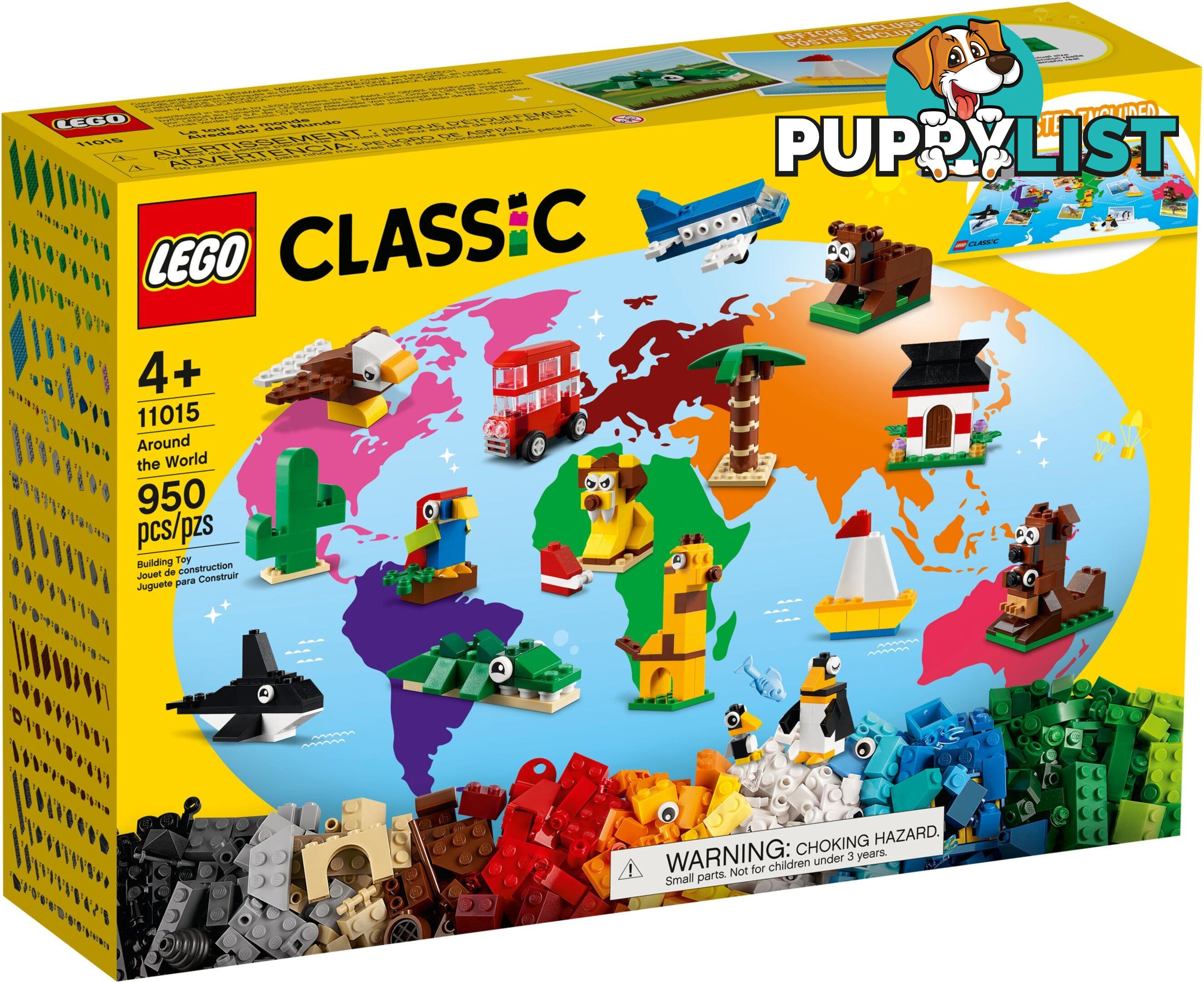 LEGO 11015 Around The World - Classic 4+ - 5702016914146