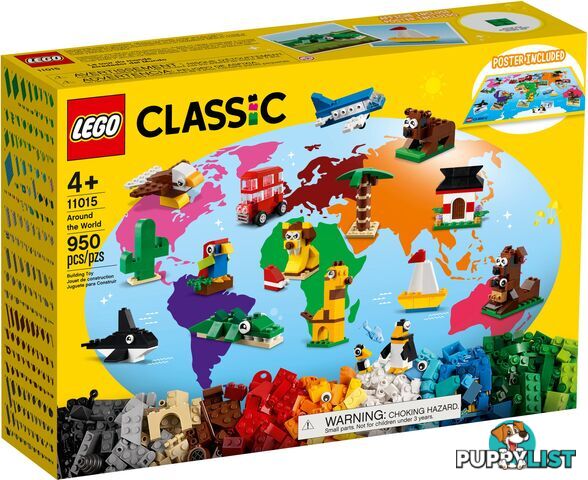 LEGO 11015 Around The World - Classic 4+ - 5702016914146