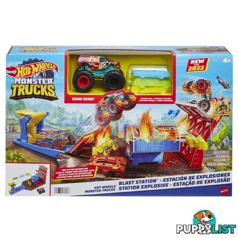 Hot Wheels® - Monster Trucks Blast Station - Mahfb12 - 194735036066