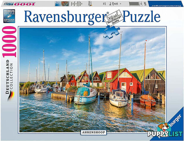 Ravensburger - Colourful Harbourside Germany Jigsaw Puzzle 1000pc - Mdrb17092 - 4005556170920