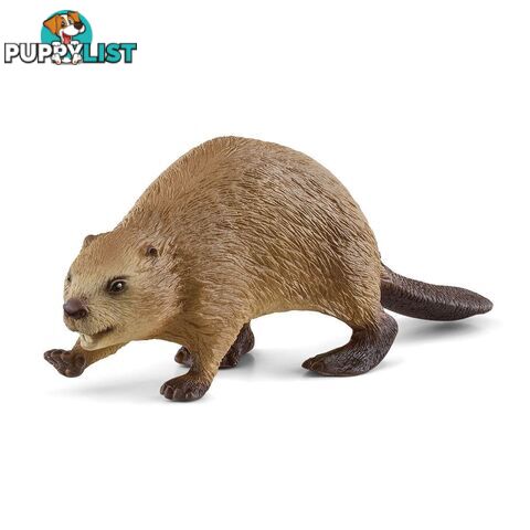 Schleich - Beaver   Wildlife Animal Figurine Sc14855 - 4059433364582