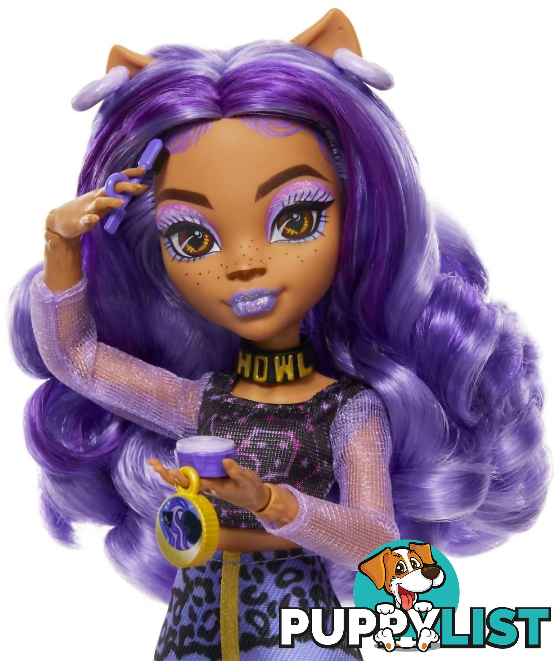 Monster High Doll - Clawdeen Wolf Skulltimate Secrets: Fearidescent Series - Mahnf74 - 194735139286