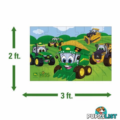 John Deere - Kids Floor Puzzle - Extra Large 92cm x 61cm - Lc47281 - 036881472810