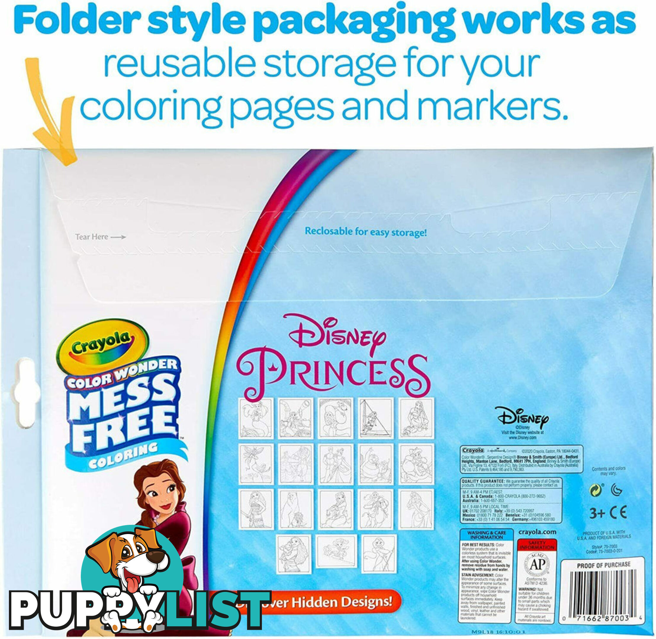 Crayola - Color Wonder Mess Free Disney Princess - Bs757003 - 71662870034