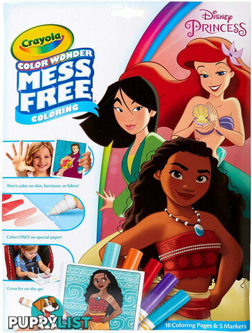 Crayola - Color Wonder Mess Free Disney Princess - Bs757003 - 71662870034