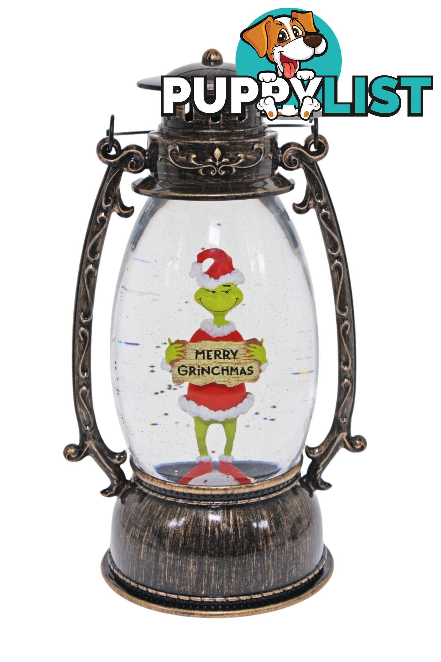 Cotton Candy - Xmas Lantern Brass Dr. Seuss Grinch Merry Grinchmas - Xccxgr50up - 9353468016818