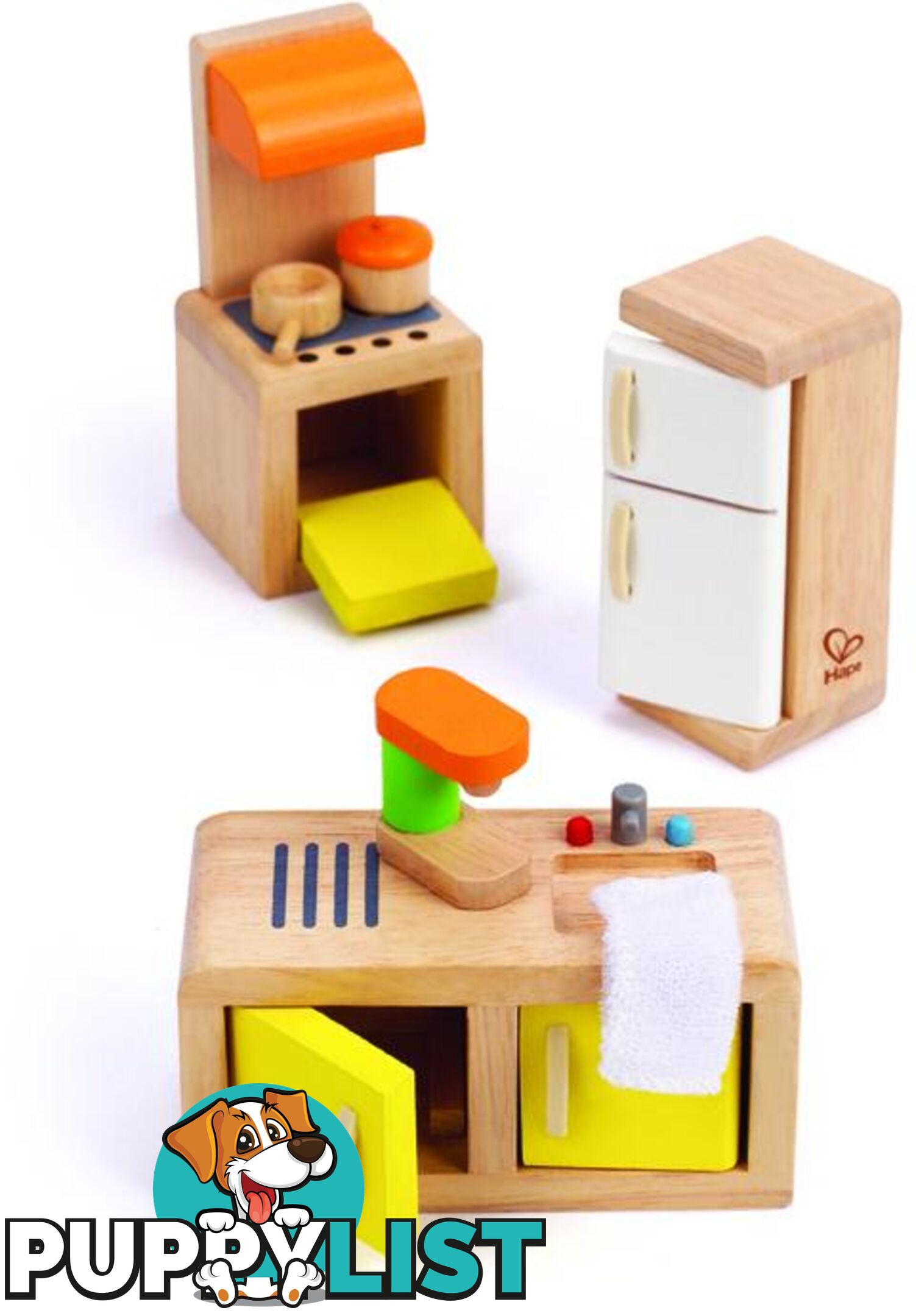 Hape -  Wood Kitchen Set Art64441 - 6943478004511