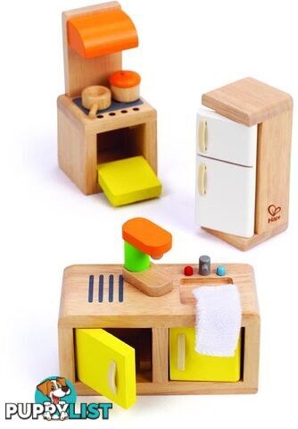 Hape -  Wood Kitchen Set Art64441 - 6943478004511