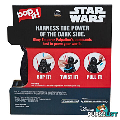 Bop It Star Wars Darth Vader Edition Game Hasbro - Hbf60270000 - 195166188270