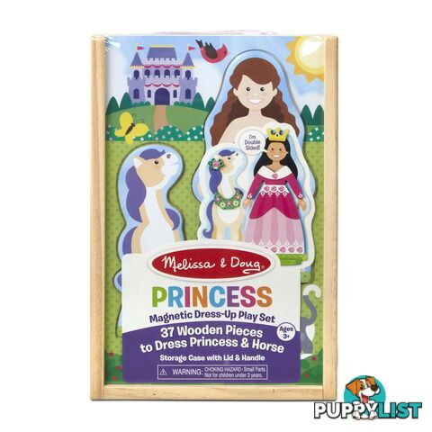 Melissa & Doug - Princess Magnetic Dress-up Play Set Mdmnd30321 - 0000772303217