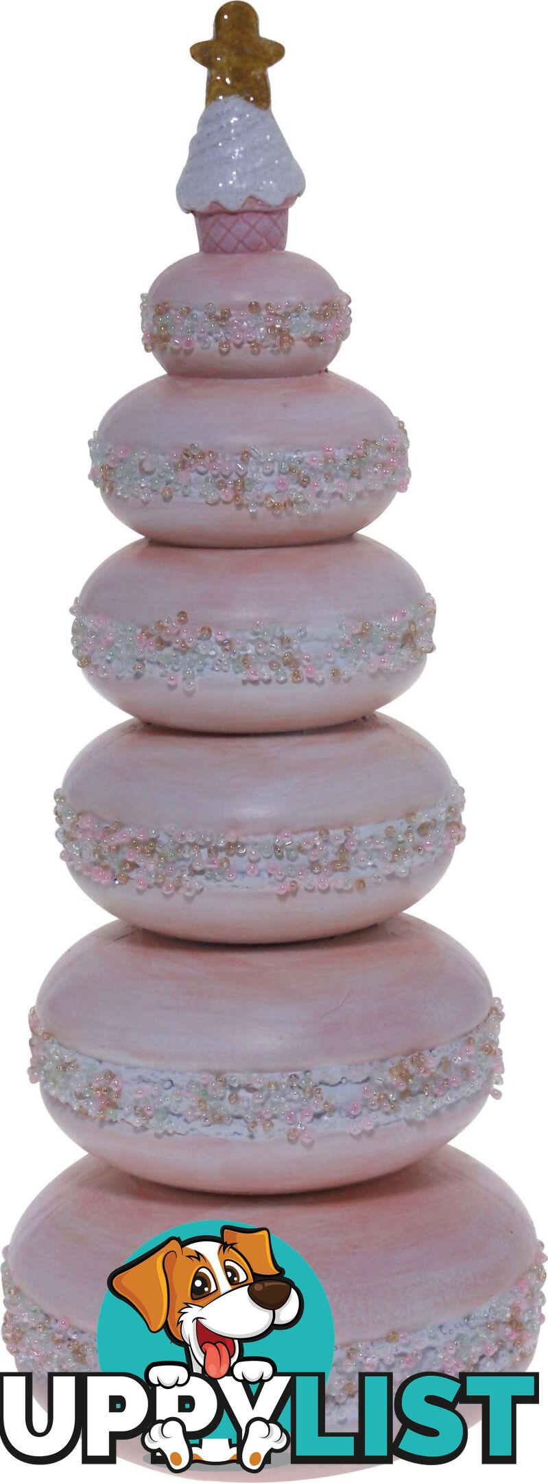 Cotton Candy - Xmas Macaron Tree 30cm Ornament - Ccxkn123 - 9353468016290