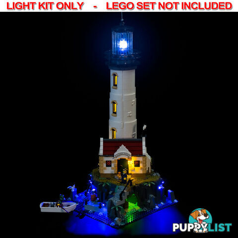 LIGHT KIT for LEGO Motorised Lighthouse 21335 - Light My Bricks - 754523893532