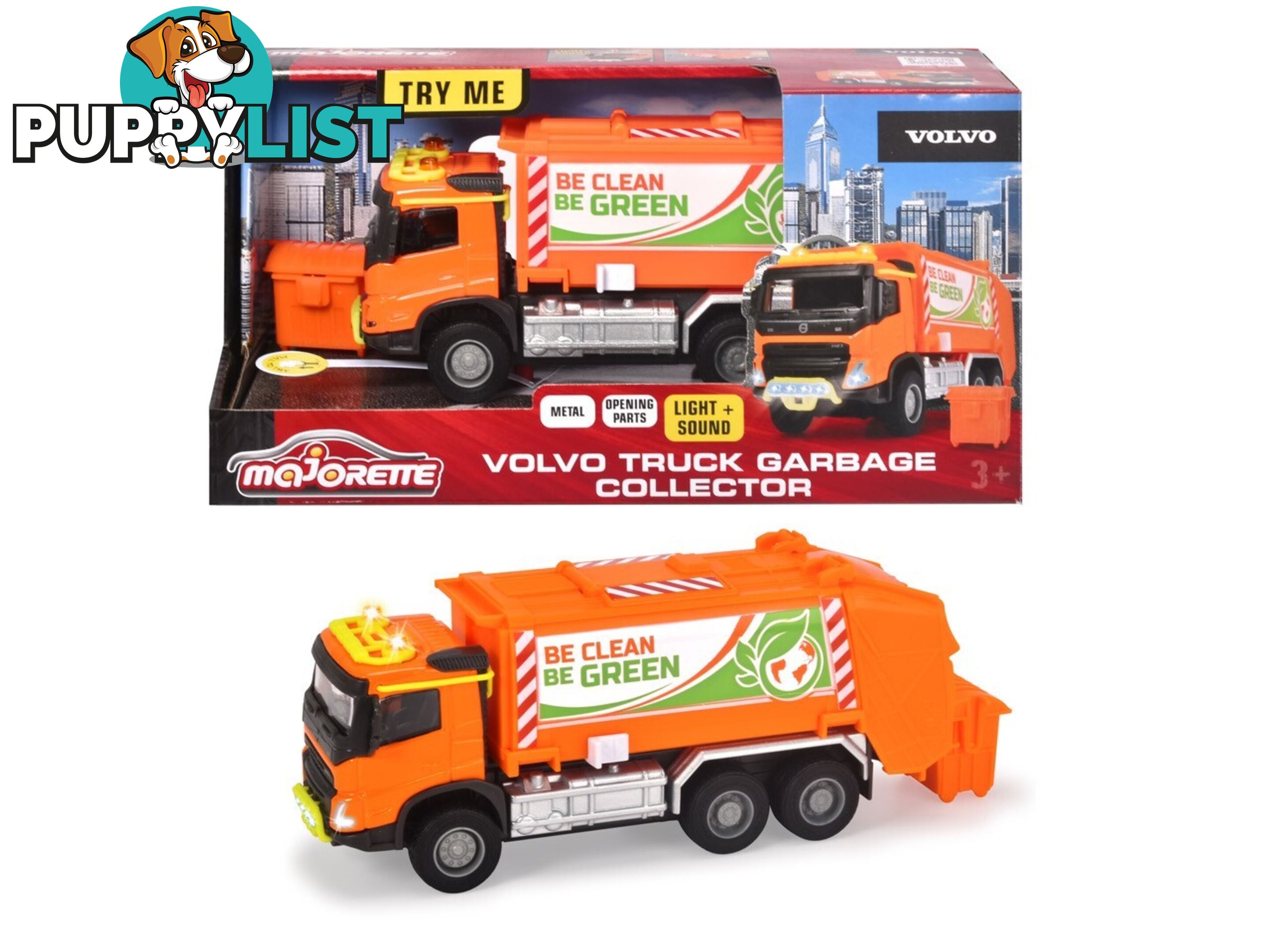 Majorette - Volvo Fmx Garbage Truck - Rpmj68182 - 3467452068182