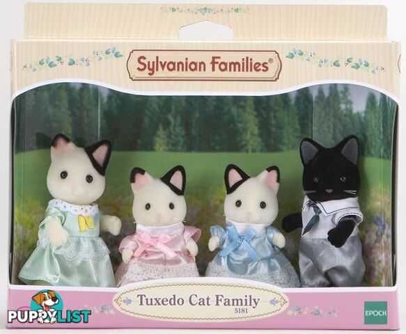 Sylvanian Families - Tuxedo Cat Family Sf5181 - 5054131051818