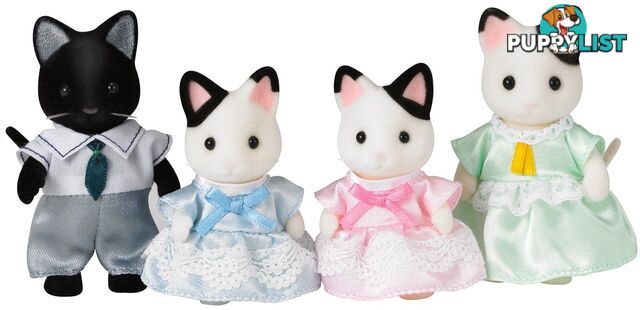 Sylvanian Families - Tuxedo Cat Family Sf5181 - 5054131051818