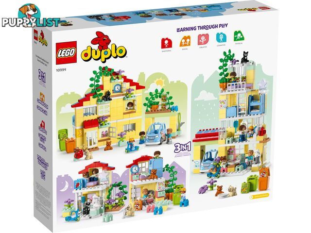 LEGO 10994 3in1 Family House - Duplo - 5702017417776