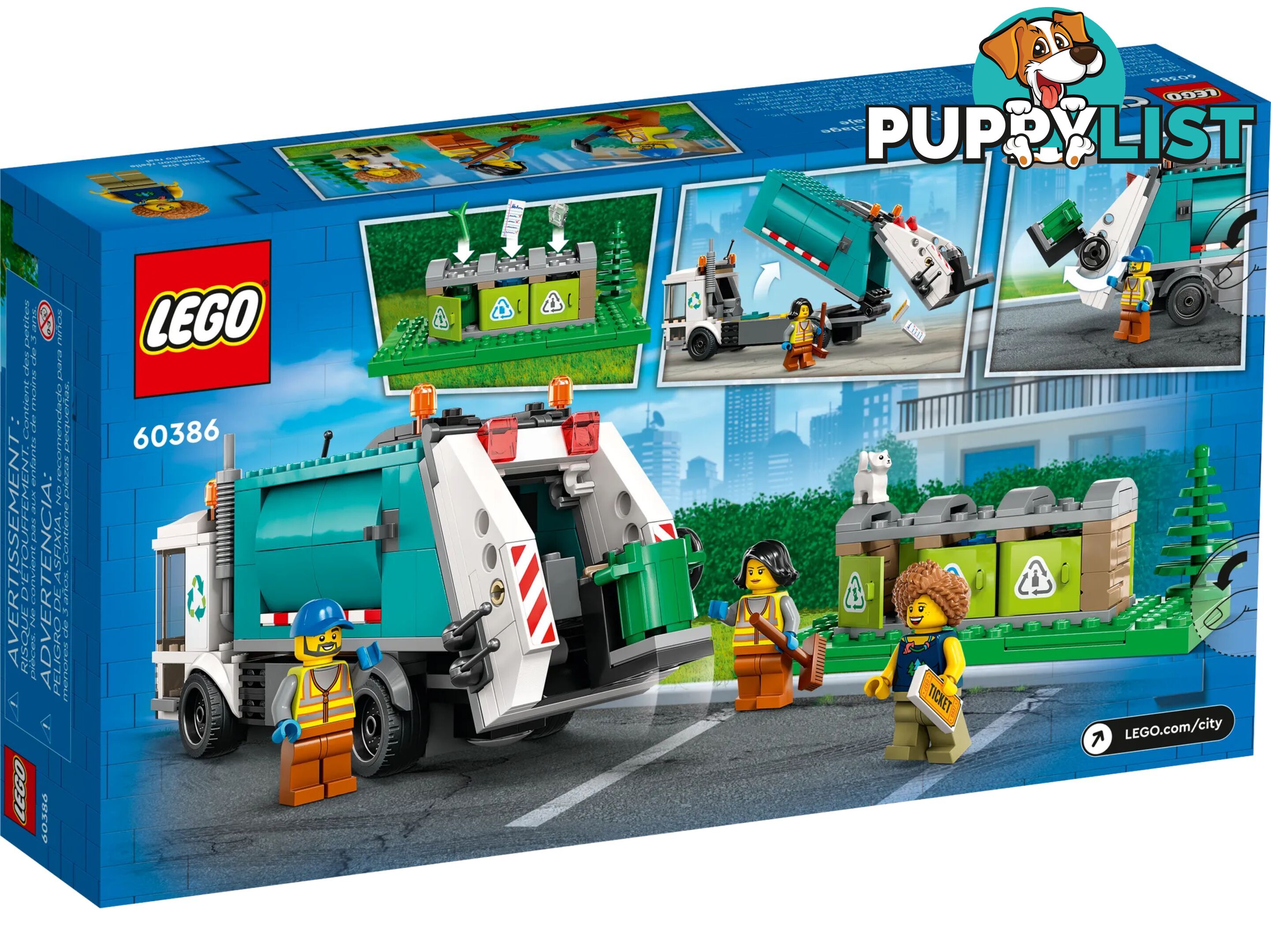 LEGO 60386 Recycling Truck - City - 5702017416410