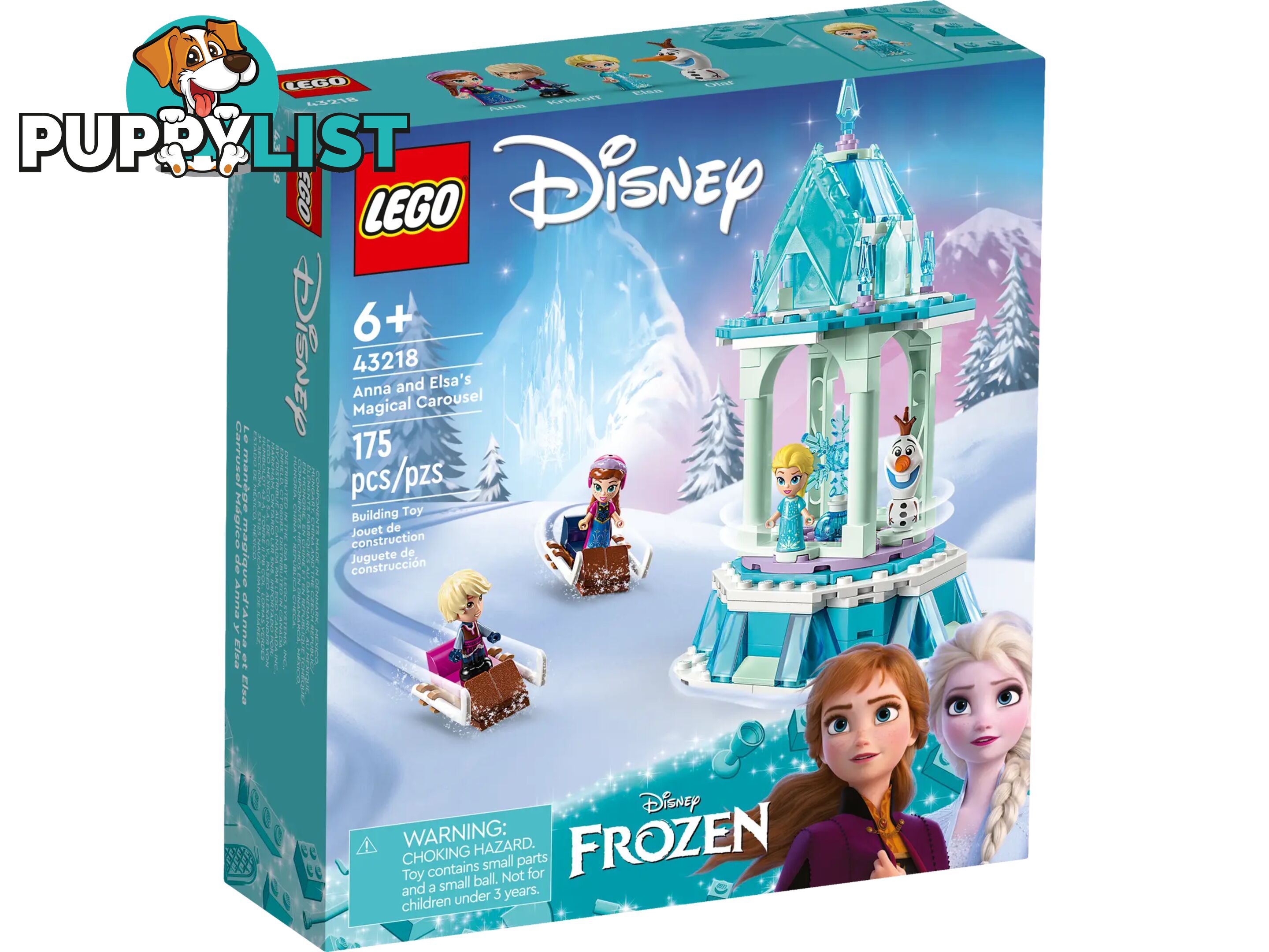 LEGO 43218 Anna and Elsa's Magical Carousel - Disney Princess - 5702017424859