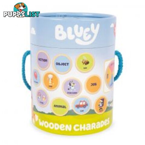 Bluey - Wooden Charades - Jsblu250c - 5055069721057