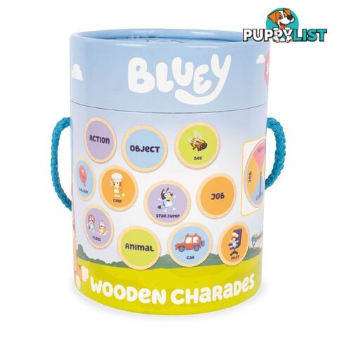 Bluey - Wooden Charades - Jsblu250c - 5055069721057