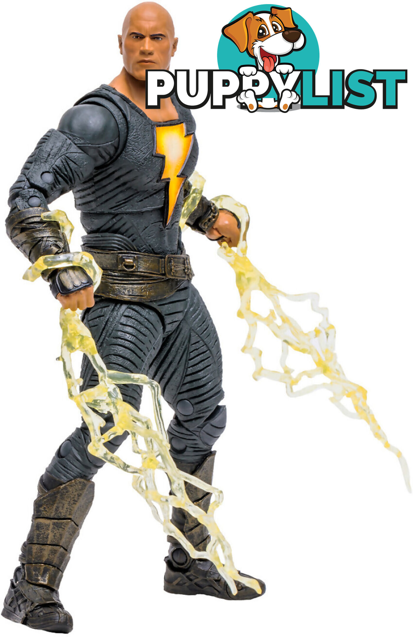 Mcfarlane - Black Adam 7 Inch Figurine With Hero Costume (black Adam Movie) - Hs15256 - 787926152562