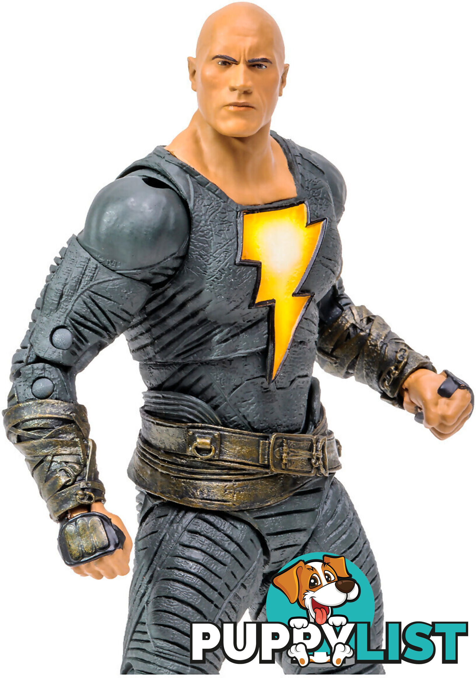 Mcfarlane - Black Adam 7 Inch Figurine With Hero Costume (black Adam Movie) - Hs15256 - 787926152562