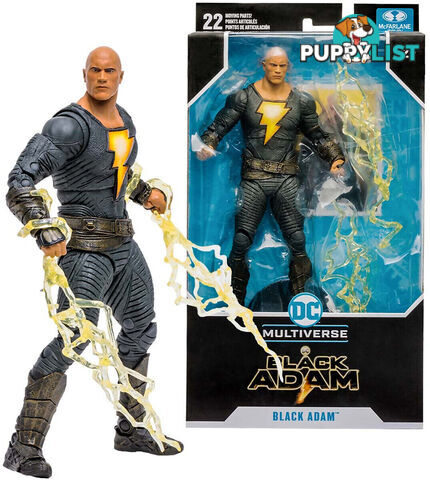 Mcfarlane - Black Adam 7 Inch Figurine With Hero Costume (black Adam Movie) - Hs15256 - 787926152562