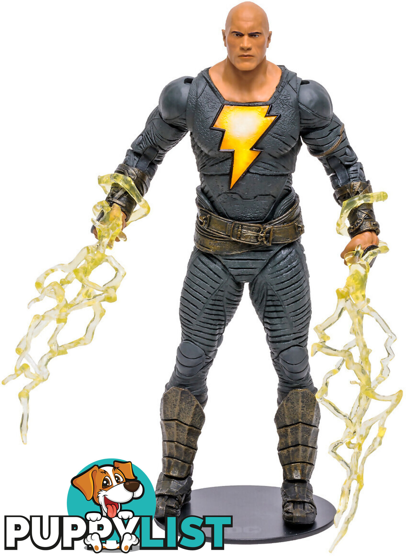 Mcfarlane - Black Adam 7 Inch Figurine With Hero Costume (black Adam Movie) - Hs15256 - 787926152562