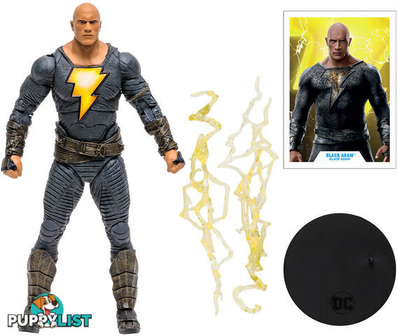 Mcfarlane - Black Adam 7 Inch Figurine With Hero Costume (black Adam Movie) - Hs15256 - 787926152562