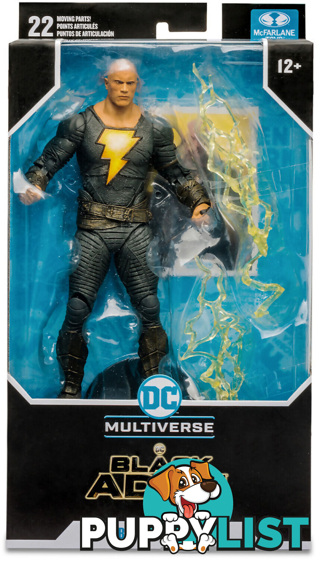 Mcfarlane - Black Adam 7 Inch Figurine With Hero Costume (black Adam Movie) - Hs15256 - 787926152562