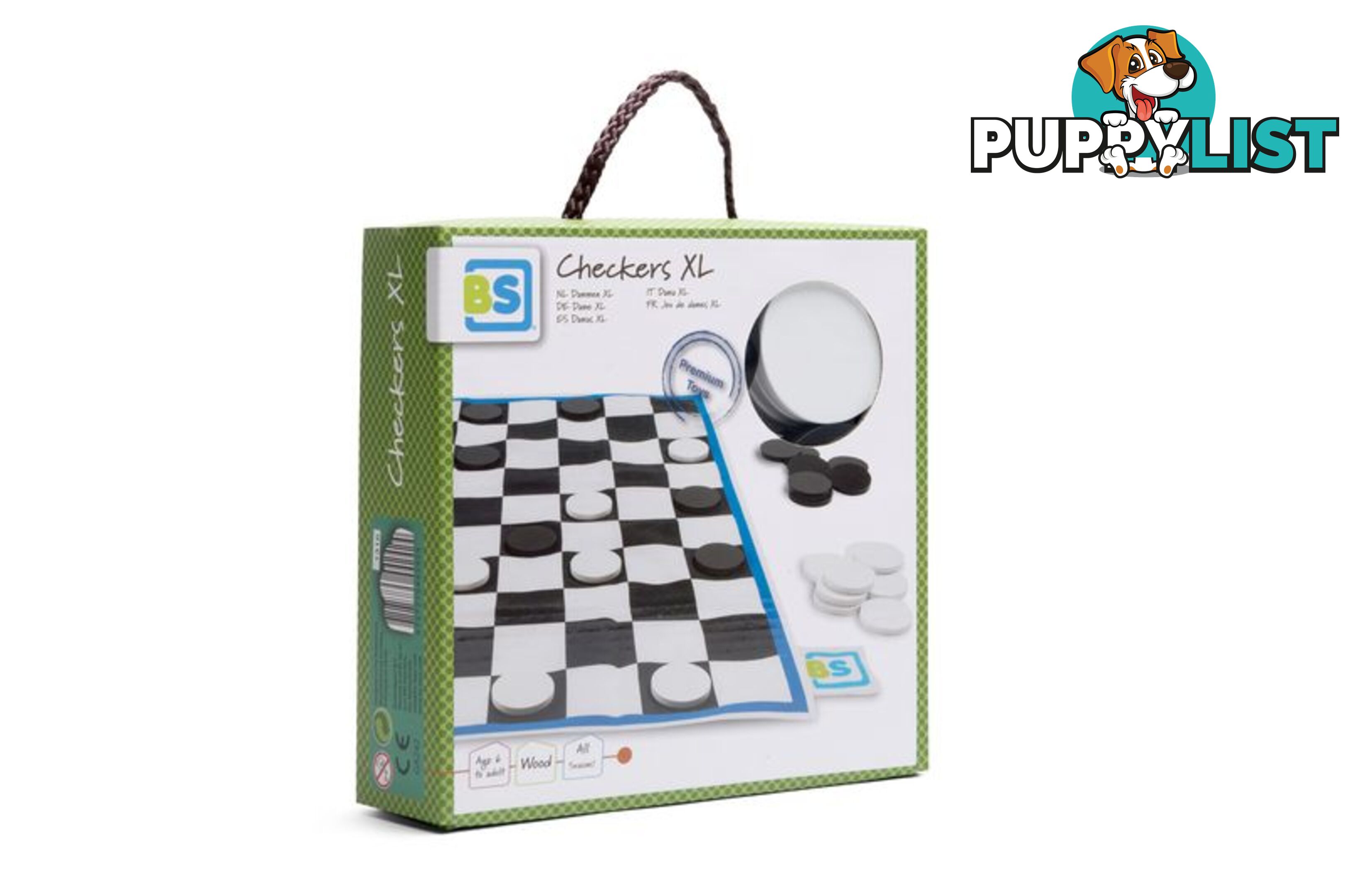 Bs Toys - Giant Checkers Game - Mdbuit242 - 8717775442424