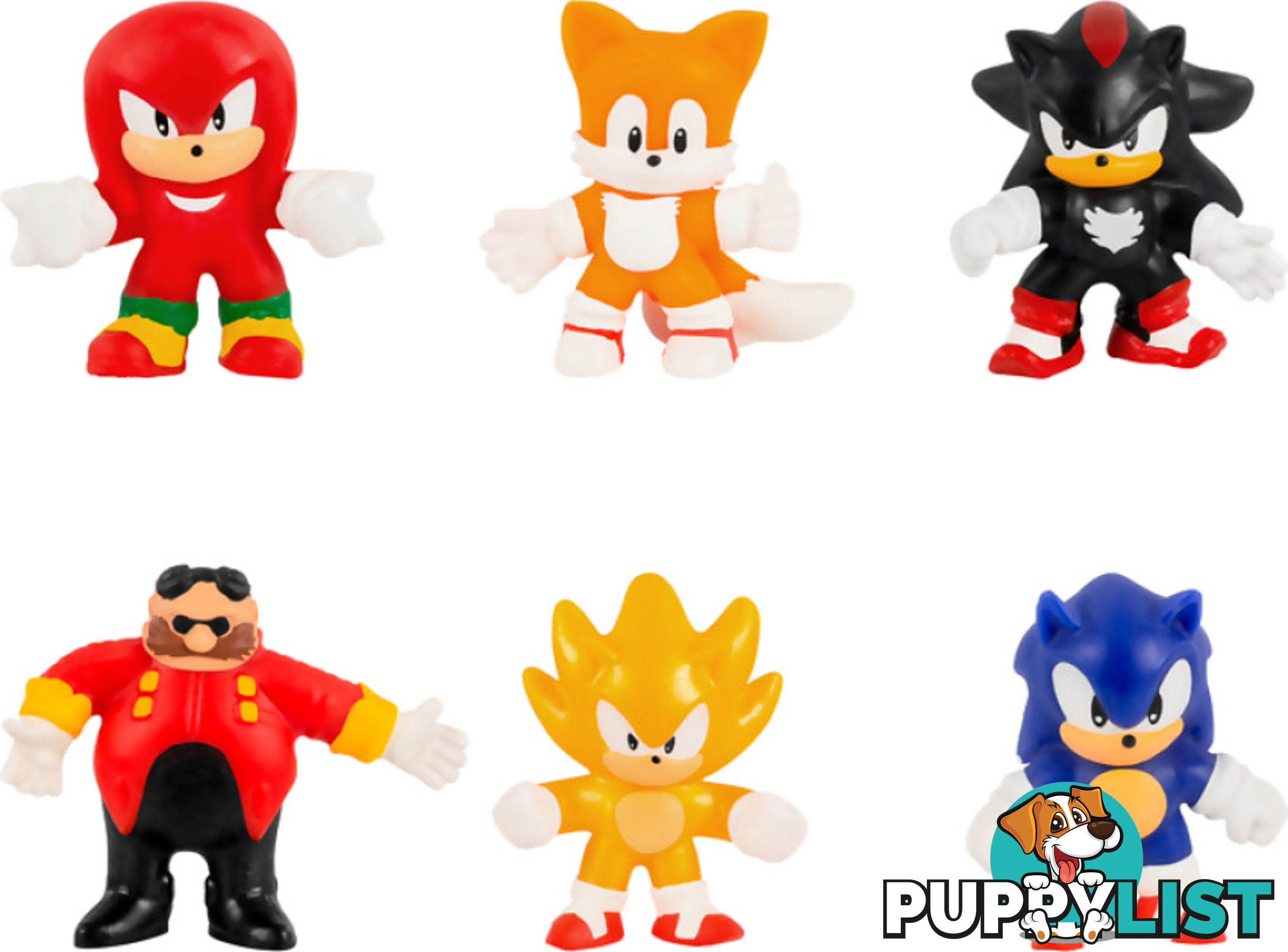 Heroes Of Goo Jit Zu - Sonic S3 Minis Mega 6 Pack - Mj42826 - 630996428269