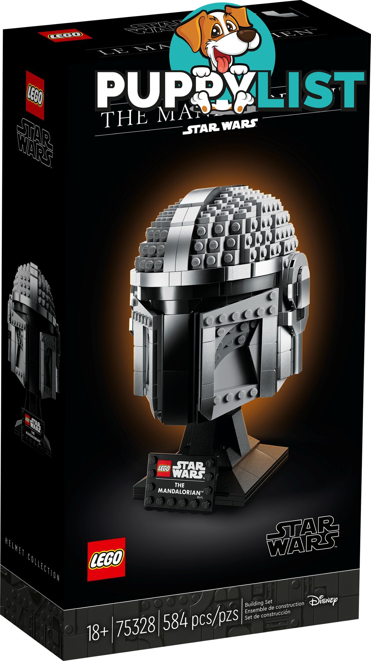 LEGO 75328 The Mandalorianâ„¢ Helmet - Star Wars - 5702017155548