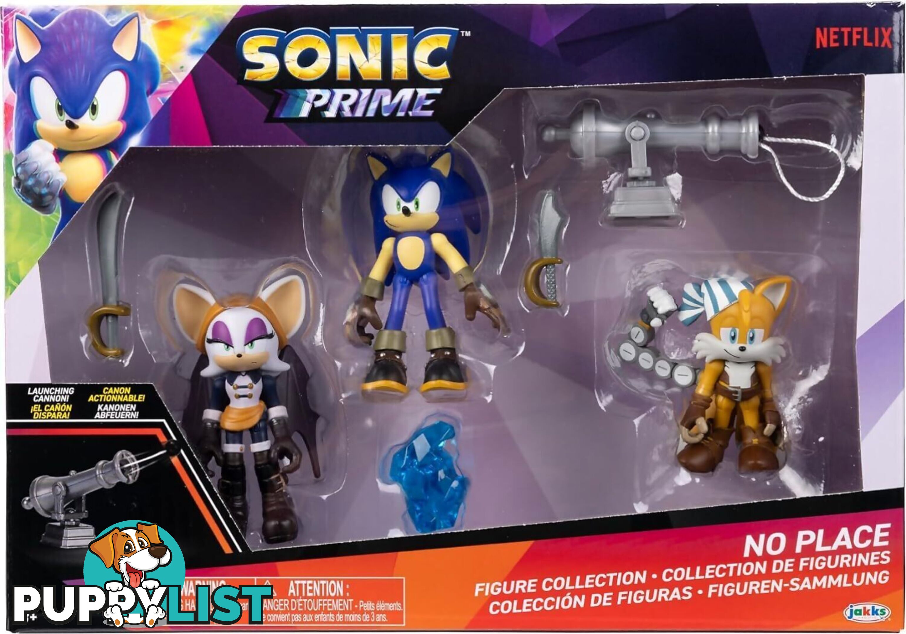 Netflix - Sonic Prime 2.5 Inch Figures Collection No Place - Hs417044 - 192995417045