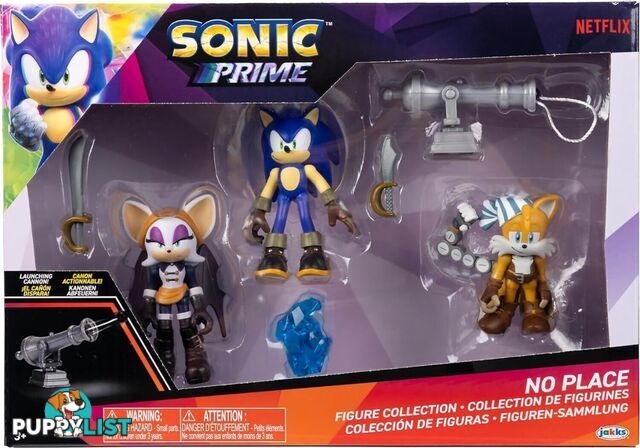 Netflix - Sonic Prime 2.5 Inch Figures Collection No Place - Hs417044 - 192995417045