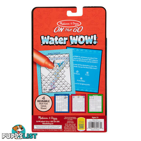 Melissa & Doug - Water Wow - Vehicles Pathways - Mdmnd30177 - 000772301770