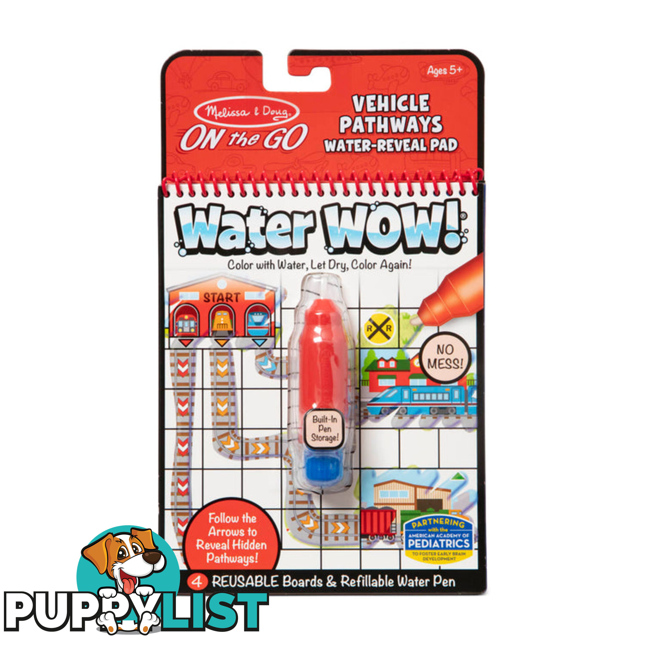 Melissa & Doug - Water Wow - Vehicles Pathways - Mdmnd30177 - 000772301770