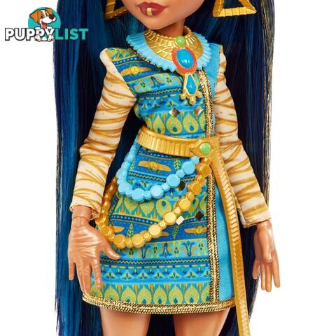 Monster High - Cleo De Nile Doll With Pet And Accessories - Mahhk54 - 194735069835