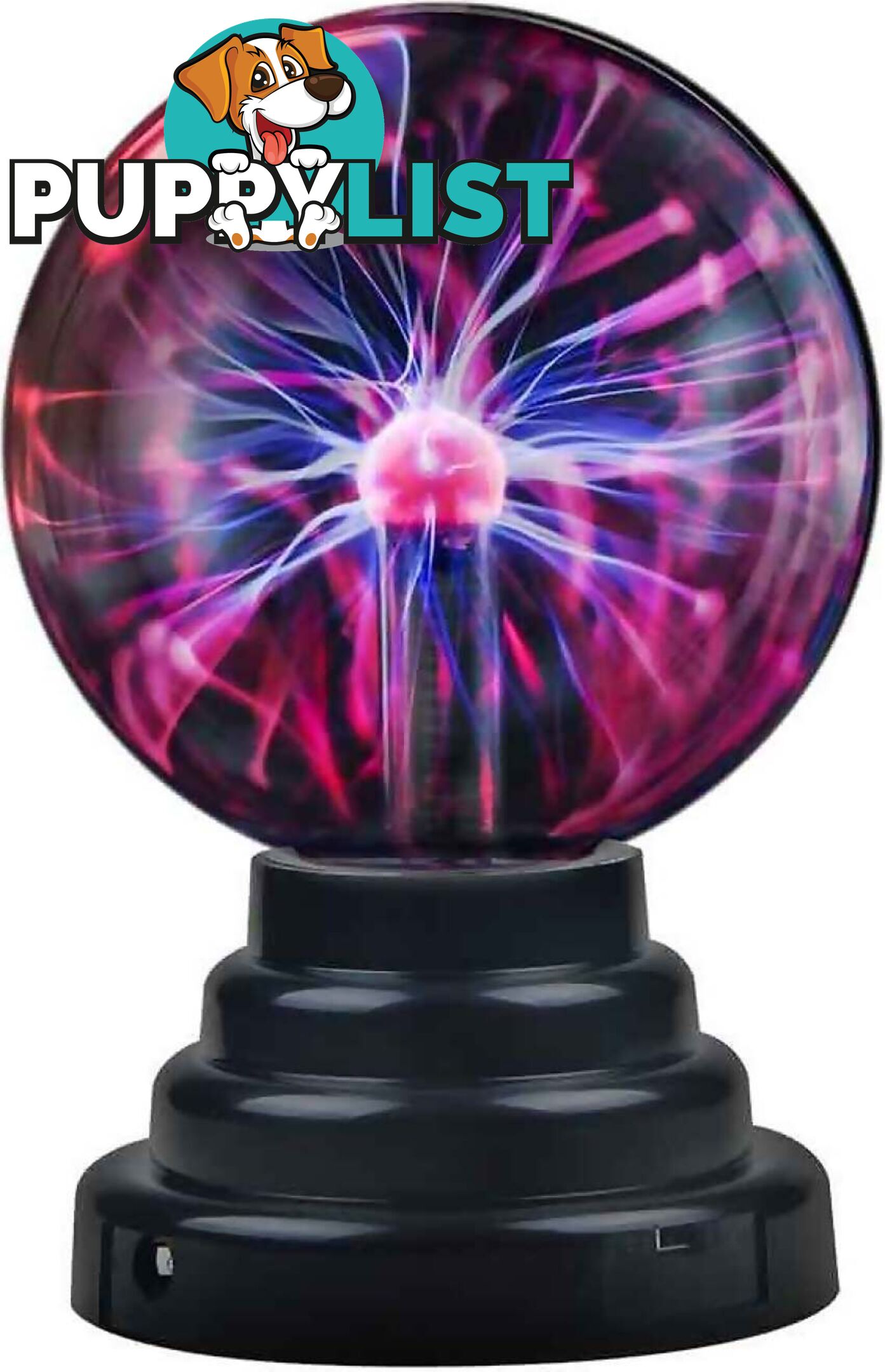 Landmark - Plasma Ball 8 Inch Black - Aslanlt150 - 9320383372909