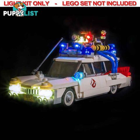 LIGHT KIT for LEGO Ghostbusters Ecto-1 10274 Light Kit - Light My Bricks - 744109767074